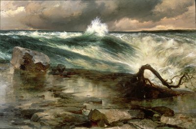 Die Stromschnellen oberhalb von Niagara von Thomas Moran